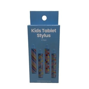 4 Pack Kid Tablet Stylus Pens for Touch Screens Kids Smart Watch Tablet iPad Etc